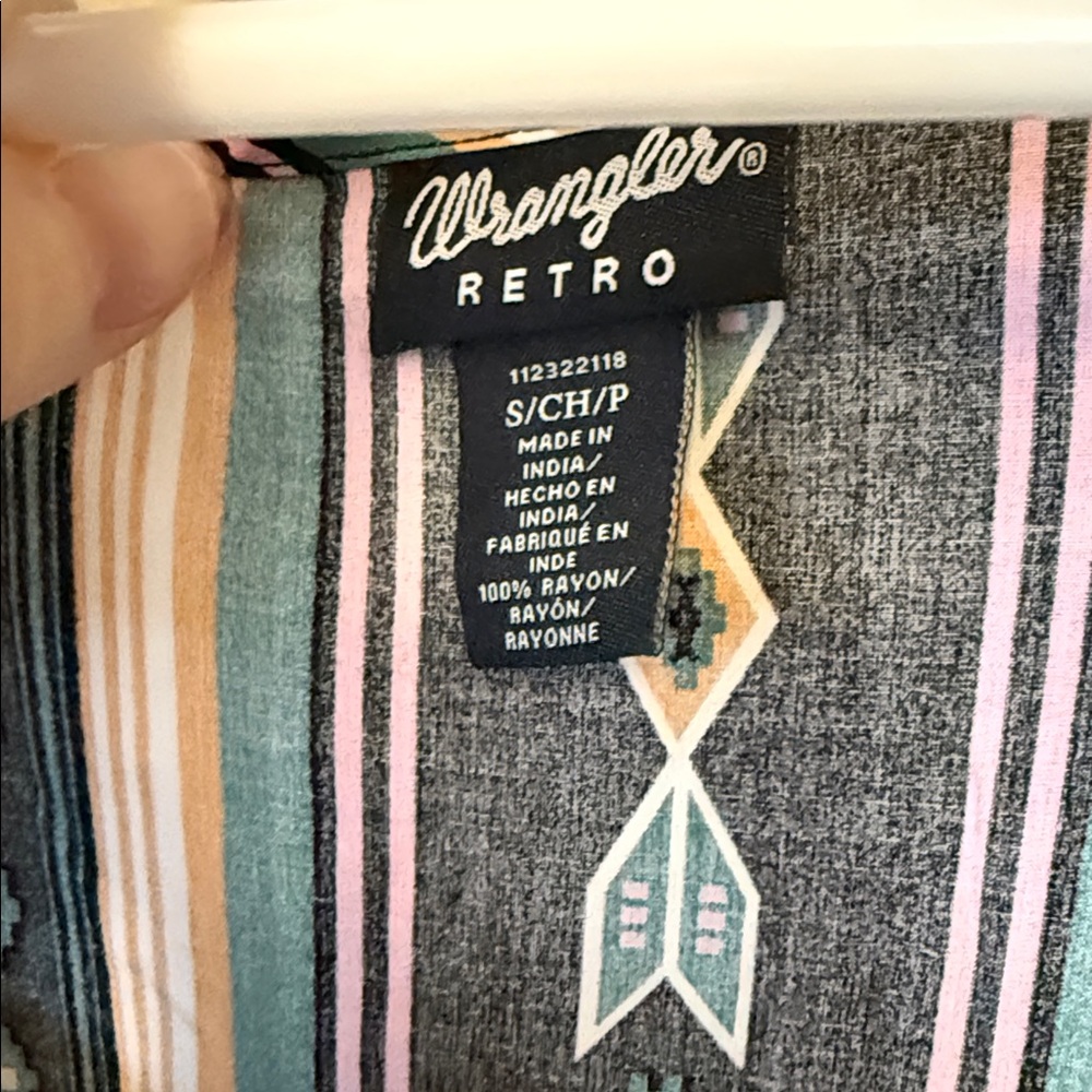 Wrangler Retro Elegant Striped High-Low Dress - Picture 5 of 5